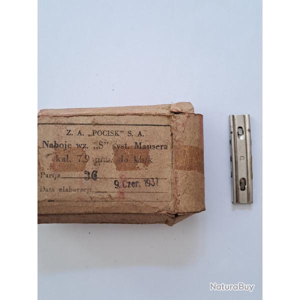 boite 7.92 pour mauser 98 polonais RADOM, WZ29