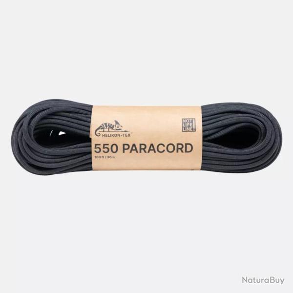 550 Paracord 30m Noir