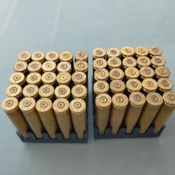 LOT DE 50 ETUIS TIRES UNE FOIS CALIBRE 30-06 COURT CARTRY D'ORIGINE