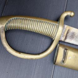Sabre briquet AN XIII fabriquant Pradier