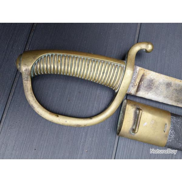 Sabre briquet AN XIII fabriquant Pradier