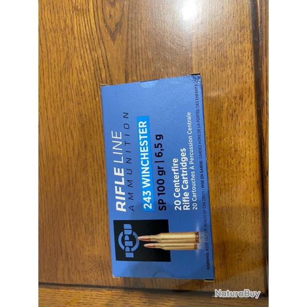 Bo�te de balle  243 winchester