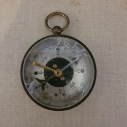 Boussole ancienne laiton poche 1930 -71 g &agrave; restaurer..type chaix civil..?
