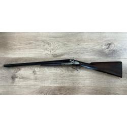 Fusil de chasse &agrave; percussion centrale Robert Marrison Norwich, prim&eacute; en 1871, calibre 12/65.