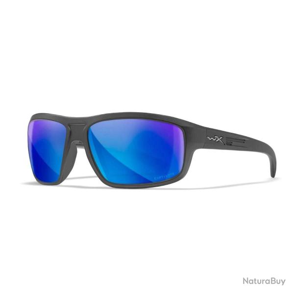 Lunettes Wiley X WX Contend polaris�es Captivate certifi�es EN.166S Polaris� Bleu Miroir Graphite