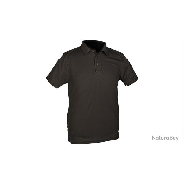 Polo manches courtes Quick Dry s�chage rapide Mil-Tec Coloris Noir