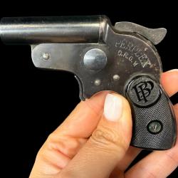 SUPERBE PISTOLET PERPLEX MOD&Egrave;LE 1 &laquo;&nbsp;SCHEINTOD&nbsp;&raquo; cal. 12mm scheintod &agrave; gaz