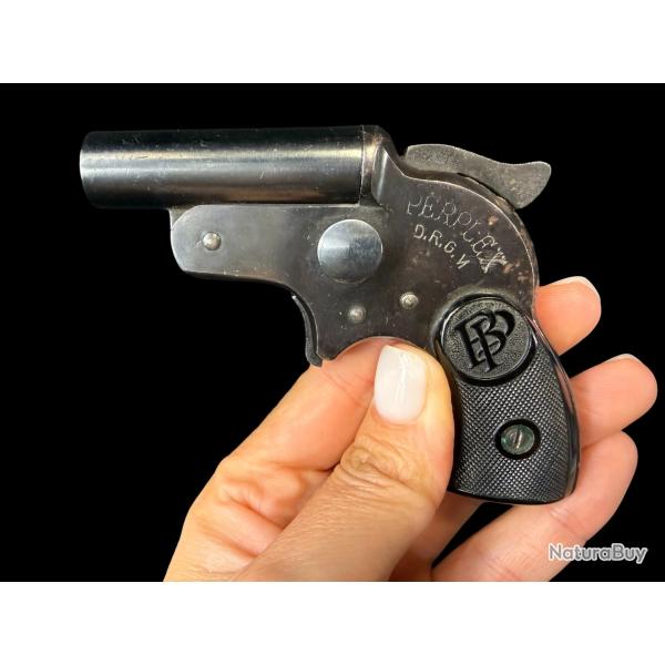 SUPERBE PISTOLET PERPLEX MOD�LE 1 ��SCHEINTOD�� cal. 12mm scheintod � gaz