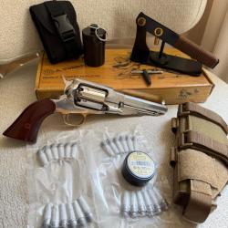 Pack uberti remington 1858 new army sheriff inox cal 44 pn poudre noire