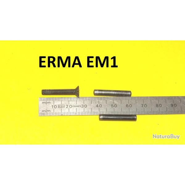 LOT de 2 goupilles + 1 vis carabine ERMA EM1 USM1 22lr E M1 - VENDU PAR JEPERCUTE (a3747)