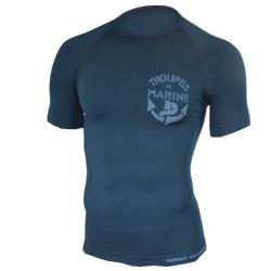 T-shirt Troupes de Marine Coloris Bleu
