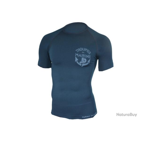 T-shirt Troupes de Marine Coloris Bleu