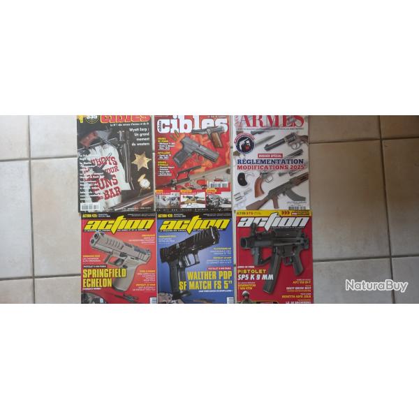 Armes (revues sur les) titres divers lot de 23 revues