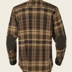 Pajala chemise Beige W/ Brown