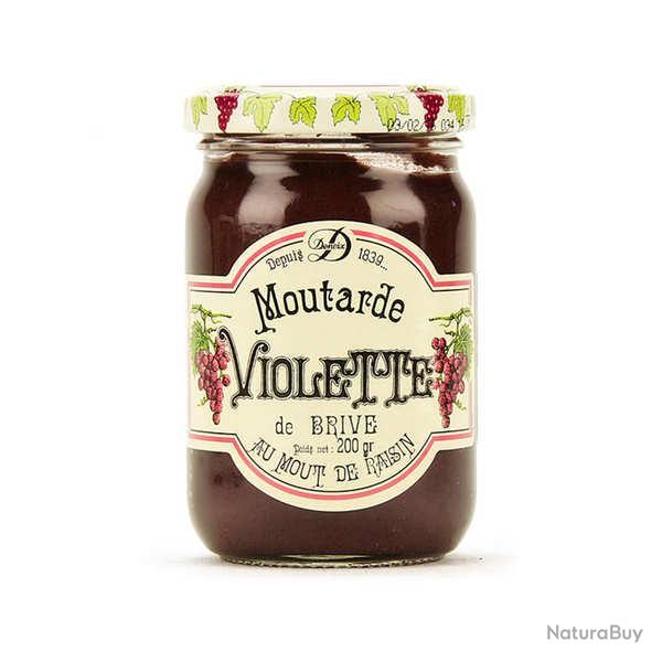 Moutarde violette de Brive - Pot 200g
