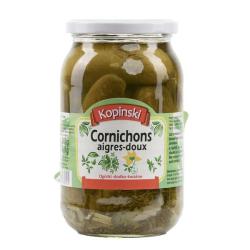 Cornichons aigre-doux polonais g&eacute;ants - Pot de 840g