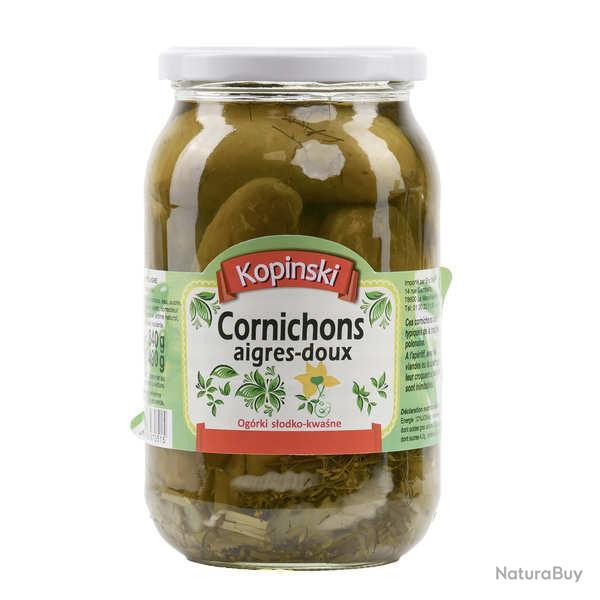 Cornichons aigre-doux polonais g�ants - Pot de 840g