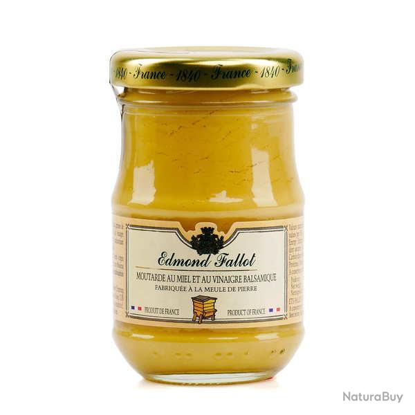 Moutarde de Dijon au miel et au vinaigre Balsamique - Pot de 105g
