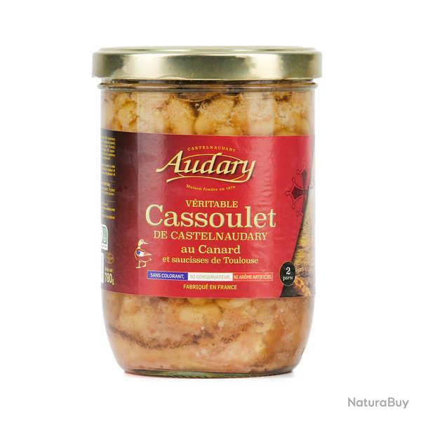 V�ritable Cassoulet de Castelnaudary au canard et saucisses de Toulouse en bocal - Pot de 780g (2 pa
