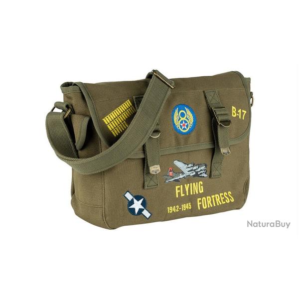 Sac � bandouli�re musette en toile B-17 Flying Fortress