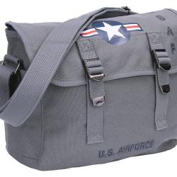 Sac bandouli&egrave;re musette US Air Force Gris 10L