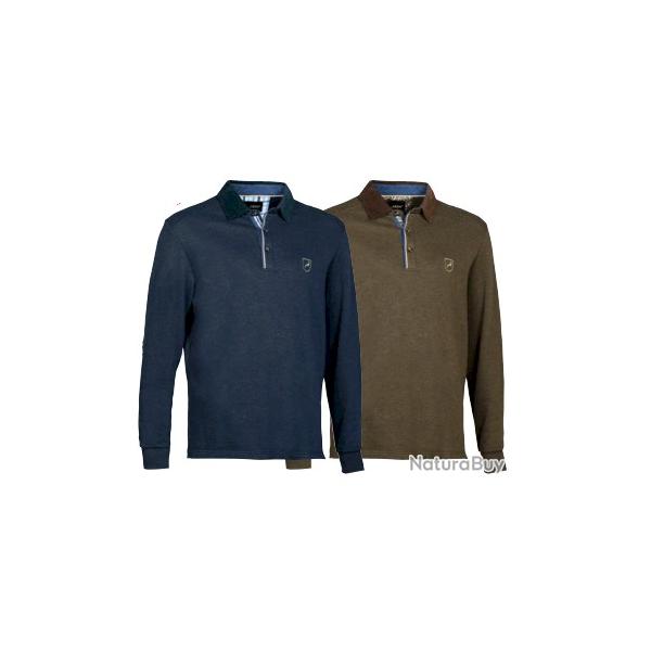 Sweat Polo PROHUNT labrador bleu