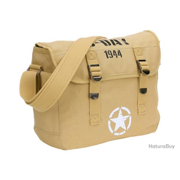 Sac bandouli�re musette D-Day 1944 Sable 10L