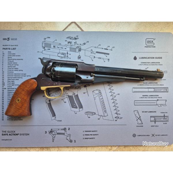 Revolver Pietta 1858 Remington New Army cal.44 Poudre Noire Cat. D