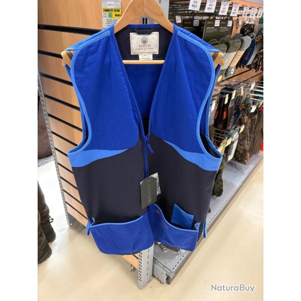 GILET BALL TRAP BERETTA BLEU XXL