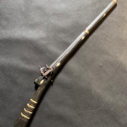 Fusil oriental ottoman turque tufek tufenk platine miquelet canon damas