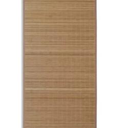 Tapis bambou marron 80x300 cm antid&eacute;rapant facile entretien