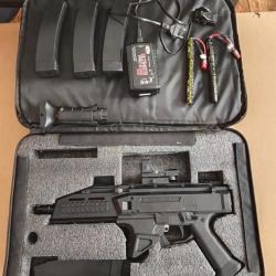 ASG scorpion EVO 3 avec sacoche de transport et accessoires