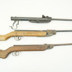lot carabine a plombs 4.5/177 pour ench&egrave;re 1� sans prix de r&eacute;serve