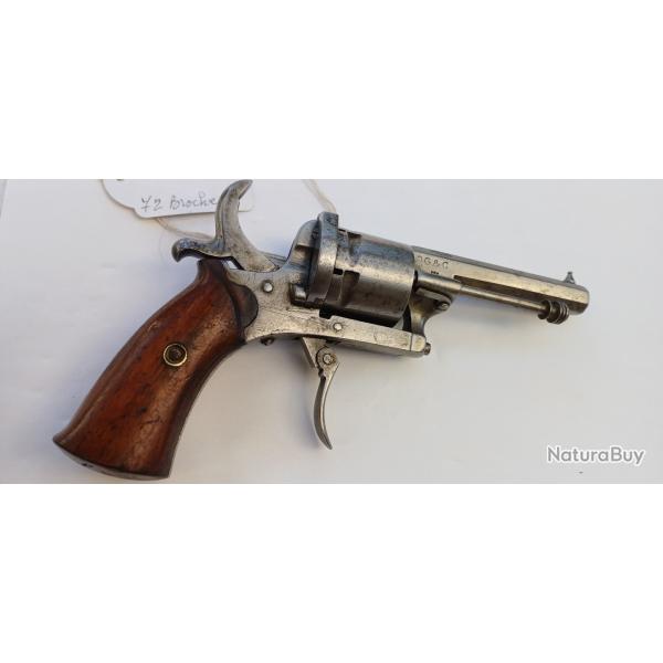 Bon revolver 7 mm broche Le Parestell sur barillet