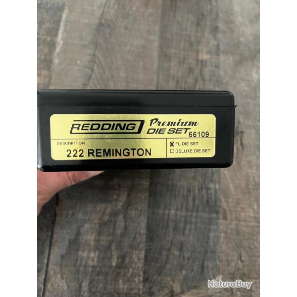 jeu d'outils Redding Premium Full Length Die Set 222 rem