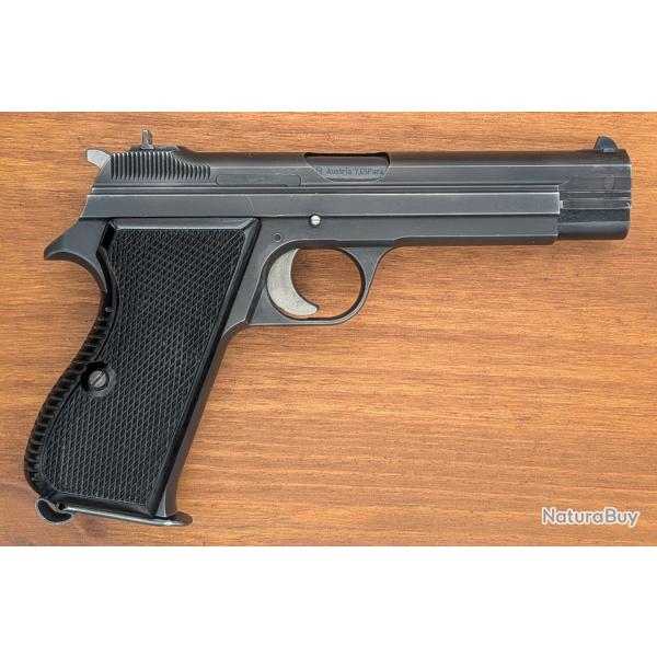 Pistolet Sig P210 fabrication suisse calibre 7,65 Parabellum