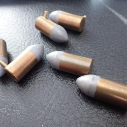 Cartouches LEFAUCHEUX REVOLVER calibre 12 mm : lot de 11 cartouches