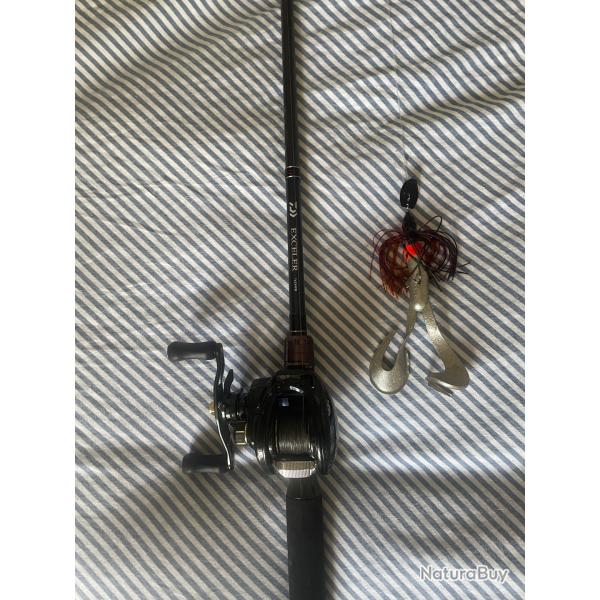 Canne casting exceller + moulinet phantom daiwa