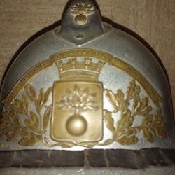 Casque Adrian m33 pompier de Paris.