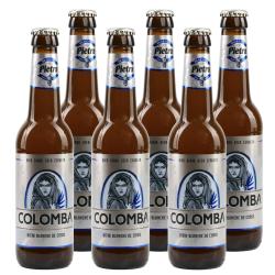 Colomba - bi&egrave;re blanche Corse aux herbes du maquis - 5% - 6 bouteilles de 33cl