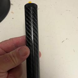 Mod&eacute;rateur de son pour calibre 22lr 17hmr pour 1/2x20, look carbone