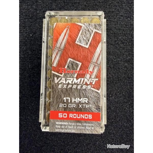 Hornady Varmint Express 17 HMR 20g (x50)