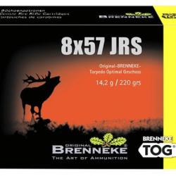Cartouches Brenneke TOG calibre 8X57jrs 220grs 14,2g