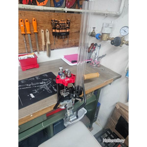 Presse lee pro 4000 9mm + shell older 38/357 , 45 acp