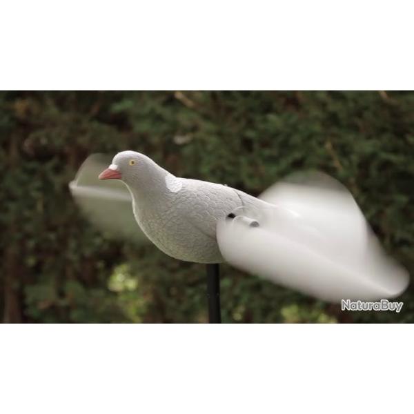 2 pigeons  � ailes tournante �lectrique � piles