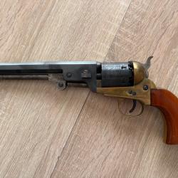 Revolver poudre noire euroarms brescia type Colt Navy .36 - superbe patine