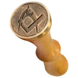 Cachet &agrave; cire &Eacute;querre compas