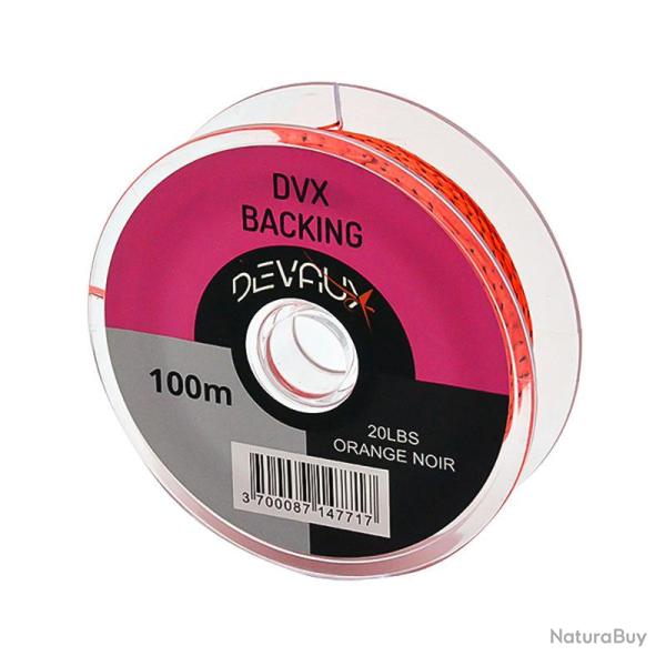 Backing DEVAUX Classique Orange/noir 50 m