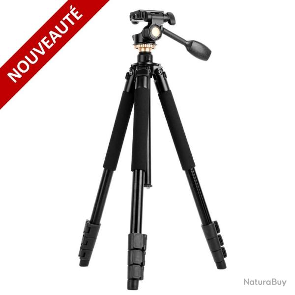 Tr�pied DIGITAL OPTIC TQ338 4 sections avec rotule 3D et 360�