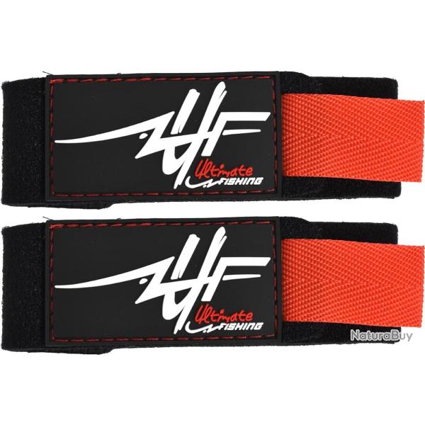 Attache Canne Ultimate Fishing Rod Wrap Evo UF Noir Par 2